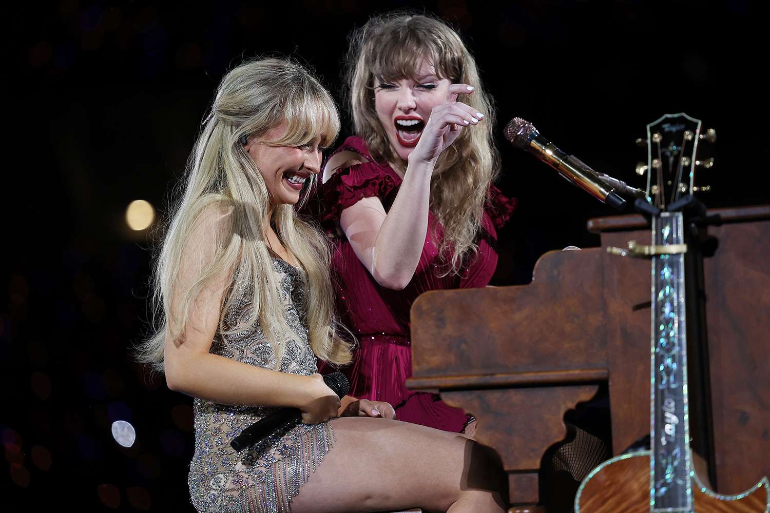 Taylor Swift and Sabrina Carpenter Bring 'White Horse' to Life on the